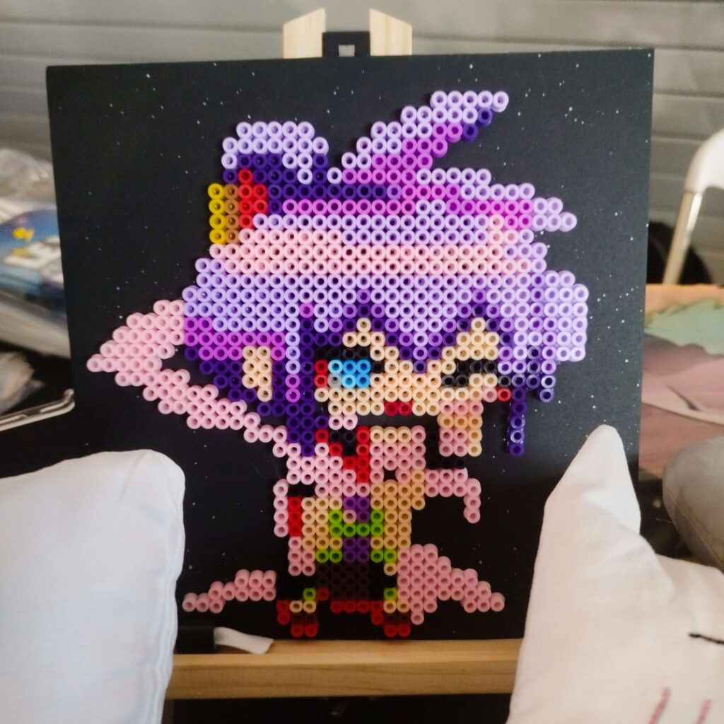 Amane - Handmade Pixel Art Panel (2 versions)